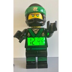 LEGO Ninjago Lloyd Jumbo Minifigure Alarm Clock 9.5" - Tested & Working!